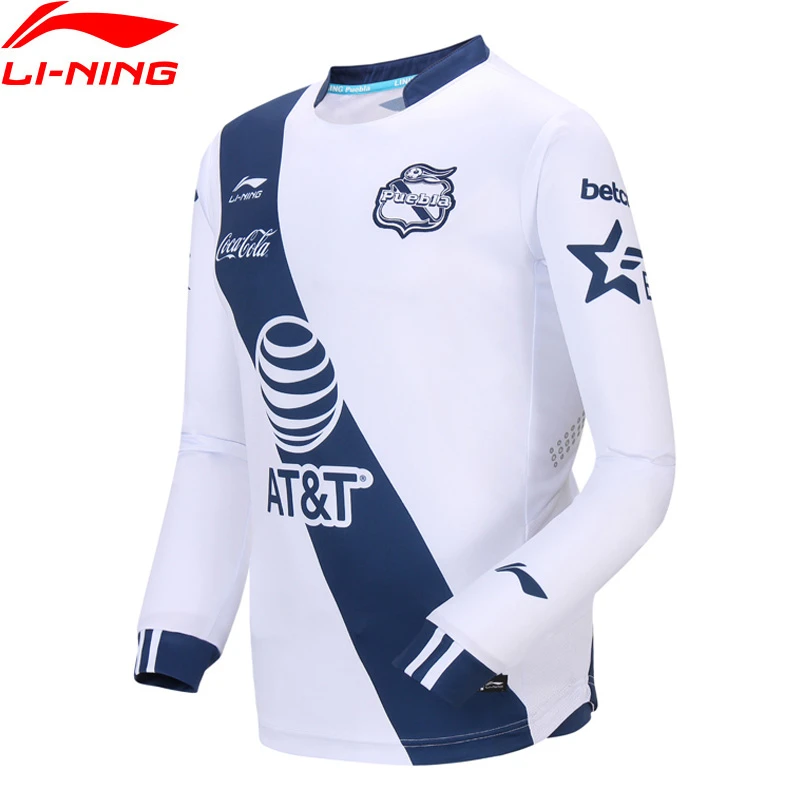 Li ning, camiseta de manga larga para competición de fútbol de Club de pueblo para hombre, forro DRY Regular Fit Li Ning, camisetas ATLN201 MTL1040|Camisetas de fútbol| - AliExpress