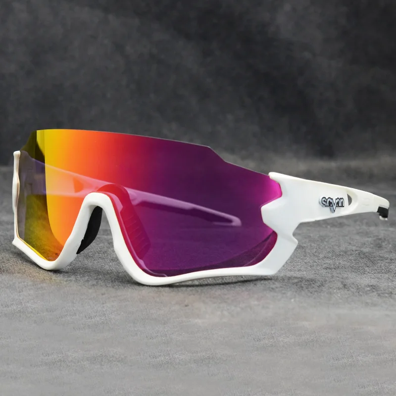 Очки для велоспорта, Поляризованные, черные, для MTB велосипеда, для бега, спортивные очки, мужские солнцезащитные очки, аксессуары, очки, красные, Gafas Ciclismo Oculos - Цвет: 04