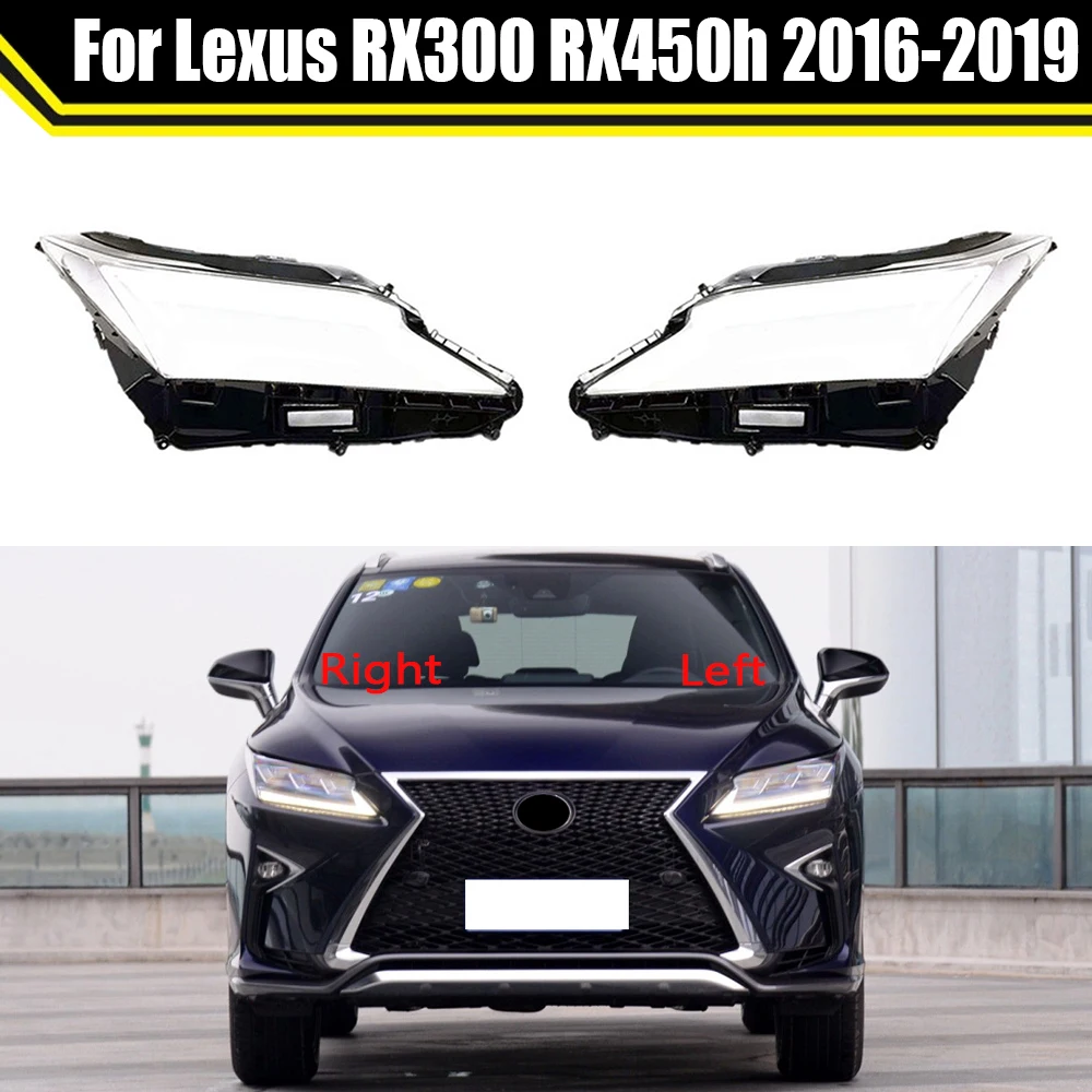 Car Headlight Lens For Lexus RX300 350 450 2016 2017 2018 2019 Glass