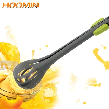 

HOOMIN Cream Baking Flour Stirrer Nylon Food Clip Tongs Egg Beater Snack Salad Bread Clamp Hand Whisk Mixer Cooking Tools
