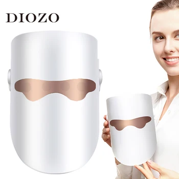 

DIOZO 3 Colors Light LED Facial Mask LED Photonic Skin Instrument Skin Rejuvenation Therapy Anti Wrinkle Skin Care Tool