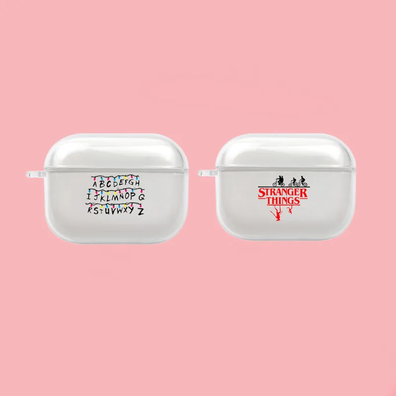 Чехол с рождественскими огнями для Airpods Pro чехол 3 мягкий прозрачный из ТПУ