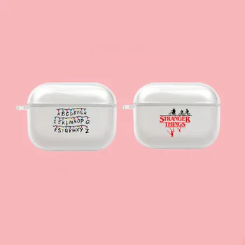 

Stranger Things Christmas Lights Case for Airpods Pro Cover for Airpods 3 Soft TPU Transparent Wireless Bluetooth Earphone Cover