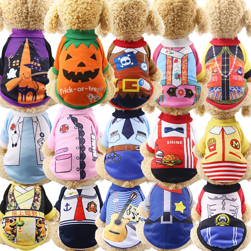 

Clothes for Dog Clothes for Small Dogs Clothing for Pet Cats Costume Chihuahua Outfit Warm Pets Clothing Coat