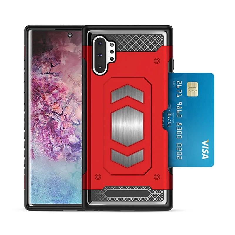 Автомобильный Магнитный чехол для SamSung Galaxy S10 S9 S8 Plus S10E S10 5G S7 S7E, суперпротивоударный защитный чехол со слотом для карт