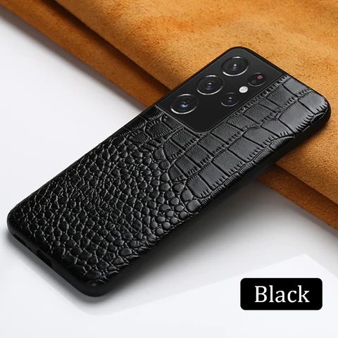 Leather Cow Cover Case For Samsung Galaxy S21 Ultra S20 FE S8 S9 S10 S21 Plus Note 20 10 A52 A51 A71 A72 M21 M51 M31 A31