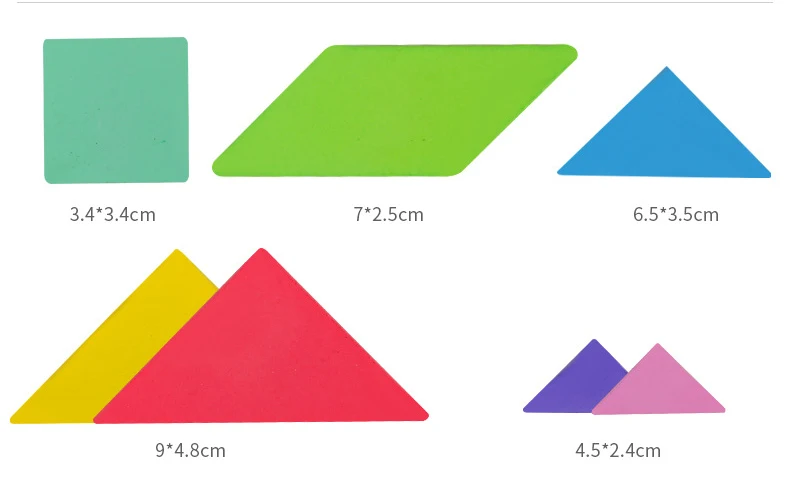 Набор Магнитная 3D Головоломка Tangram игра Монтессори обучающая доска для рисования игры игрушка для мозгов Iq детские игрушки D242