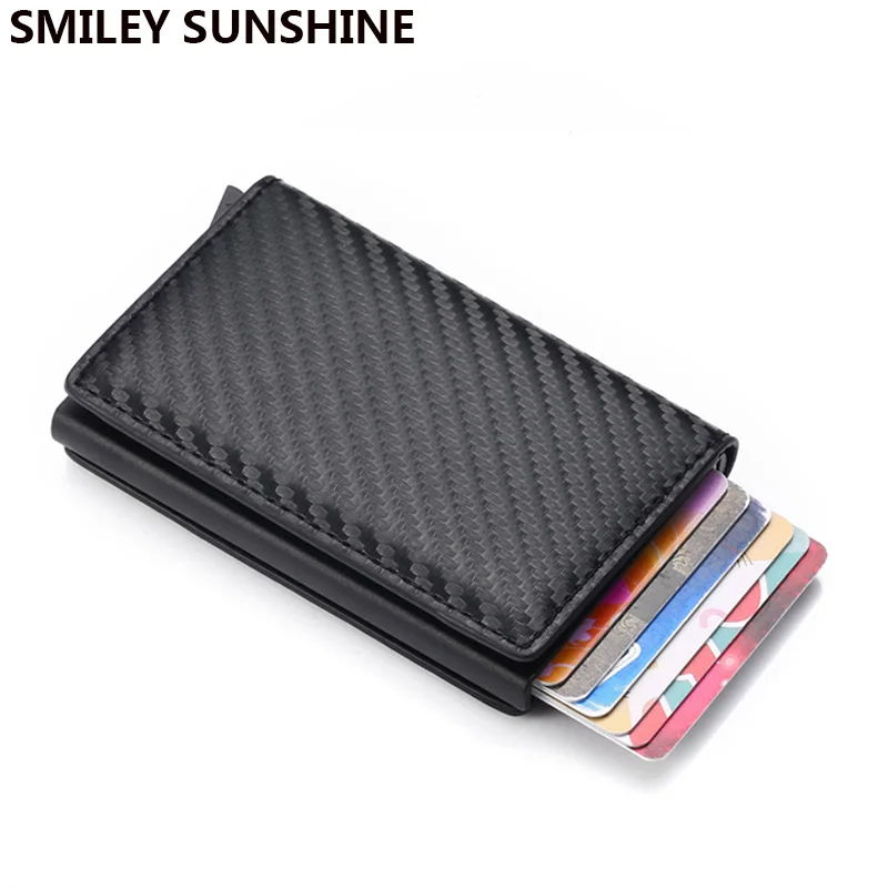 

Anti Rfid Credit Card Holder Smart Minimalist Wallet Pocket Men Women Slim Cardholder Bank Secure Creditcard Case dropshipping