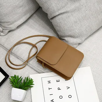 

Women's Colorful Small Bag Ladies Pu Shoulder Messenger Bags Ladies Mini Crossbody Square Bags Cellphone Clutch Femininas @D03
