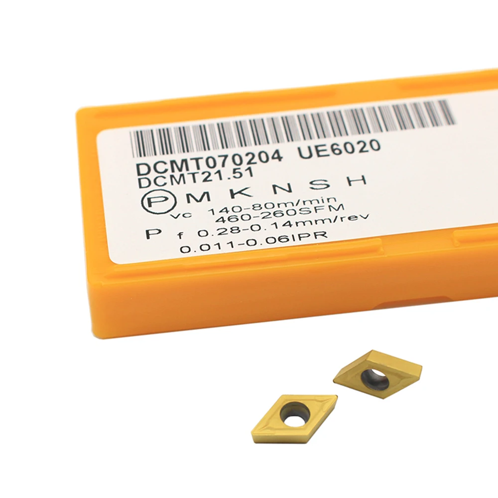 DCMT070204 UE6020 карбидные вставки резец для внутренней обточки DCMT 070204 торцевые фрезы токарные инструменты фреза CNC инструмент