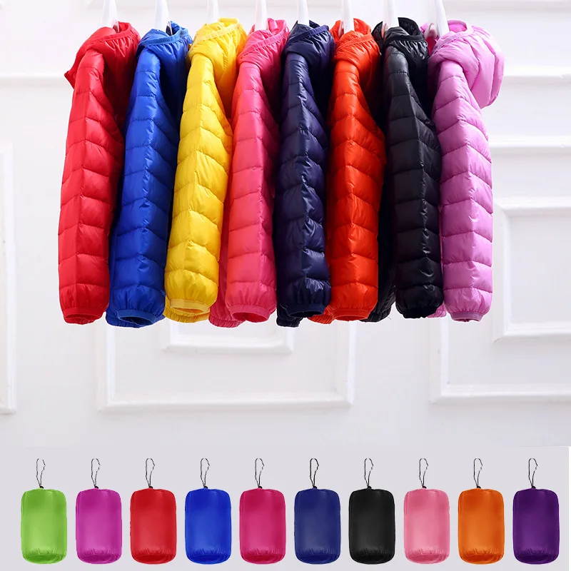 

Korean Kids Clothes Winter Children Warm Ultra Light Down Jacket 95% White Duck Down Parka Jacket Hooded Coat Girl Boy Jacket