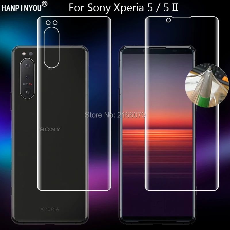 For Sony Xperia 5 II Xperia5 6.1&quot Clear TPU / Matte Anti-Fingerprints Hydrogel Full Cover Soft Screen Protector Film (Not Glass) |