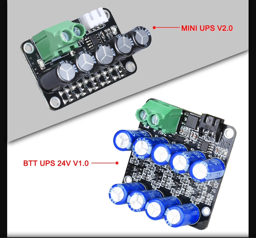 Части 3d принтера BTT UPS 24V V1.0 модуль для непрерывной печати при отключении питания модуль для Ender 3 SKR V1.3 PRO mini E3 плата управления