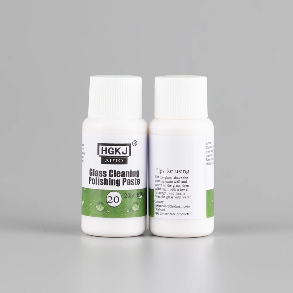 HGKJ-20-20ml 50 мл стеклянная масляная пленка для очистки и для полировки стекла Полировочная паста для ремонта автомобиля безопасные аксессуары очиститель