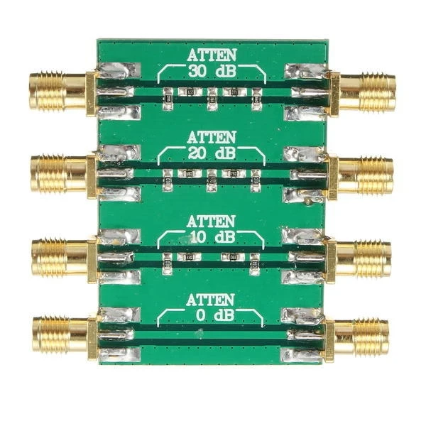 DC-4.0GHz 200mW DC 4,0 GHz RF Фиксированный аттенюатор SMA двойная Женская головка 0dB 10dB 20dB 30dB