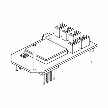 

OMPHOBBY M2 RC Helicopter Parts Flight Control PCB Board
