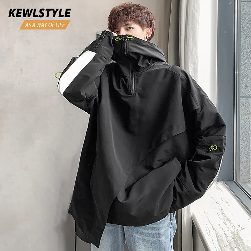 windbreaker turtleneck