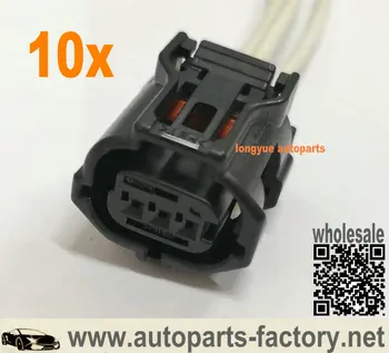 

longyue 10pcs Camshaft Cam Position Sensor Connector Pigtail Harness for 05-15 Toyota Scion Lexus