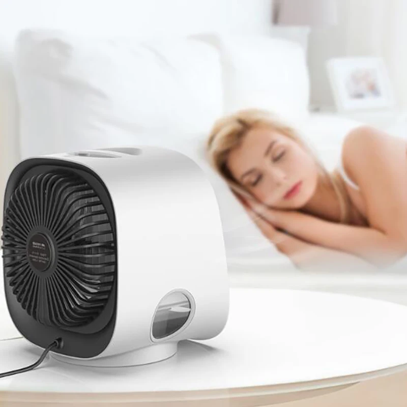 

Mini Air Conditioner Humidifier Purifier USB Portable Air Cooler 7 Colors Light Desktop Air Cooling Cooler Fan For Home Office