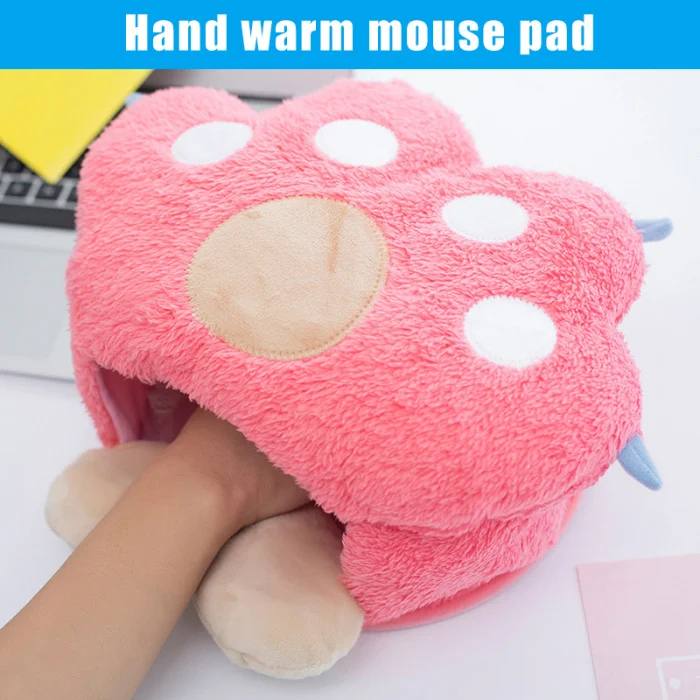 Зимний USB силовой коврик для мыши с подогревом грелка для рук мультяшная форма коврик для мыши JHP-Best