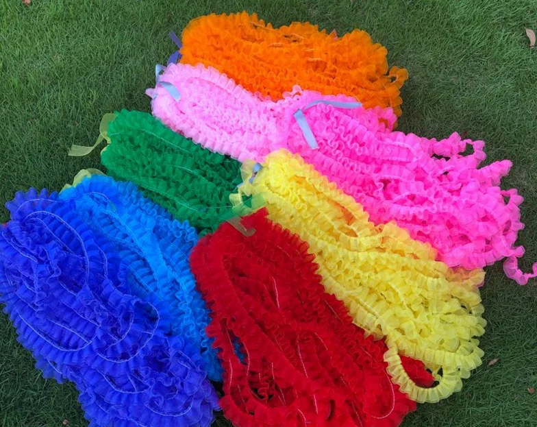 PT2020004 sheer organza pleat trim color list 3 