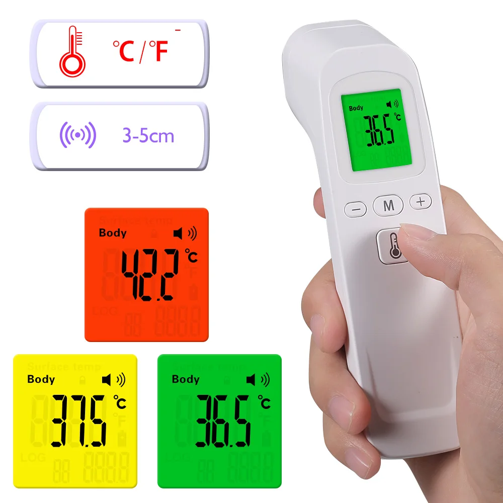 Hot Sale Baby Thermometer Infrared Digital LCD Body Measurement Forehead Ear Non-Contact Adult Fever IR Children Termometro