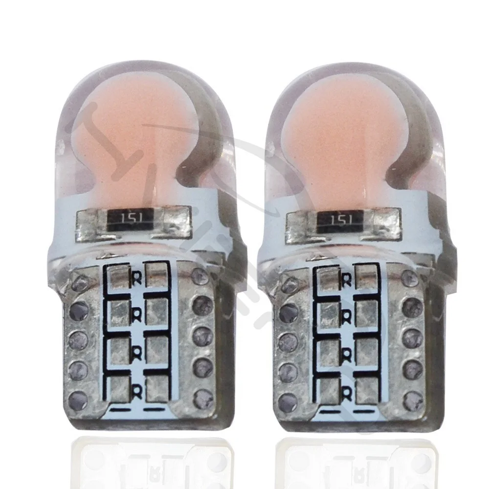 Hviero Auto T10 Led Cold White 194 W5W LED 168 COB Silica Car Super Bright Turn Side License Plate Light Lamp Bulb DC 12V