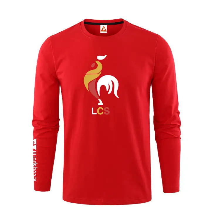 

2020 Authentic Le Coq Sportif Autumn Winter Men's Pure Cotton Shirt Fashion Casual Breathable Men Women Couple Warm Long Sleeves