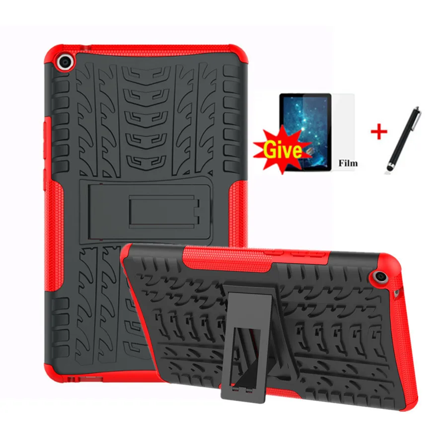 

Case For Huawei MediaPad T3 8.0 KOB-L09 KOB-W09 Heavy Duty 2 in 1 Hybrid TPU+PC Rugged Durable Honor Play Pad 2 Stand Shell +Pen