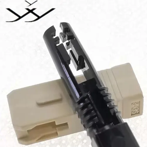 

GX100pcs FTTH SC MM OM3 0M4 Optical fibe quick connector SC PC FTTH Fiber Optic Fast Connector SC Connector