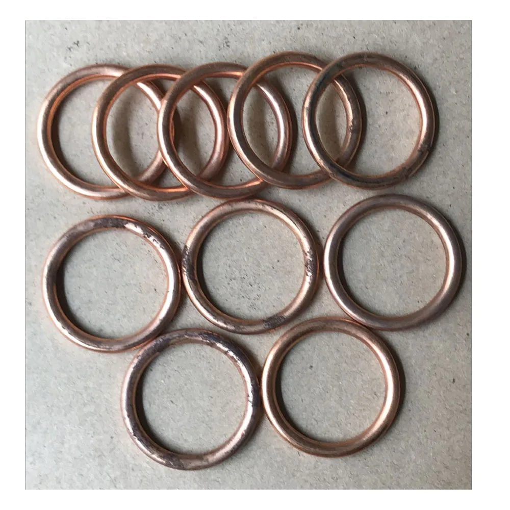 ALLOY EXHAUST GASKETS SEAL MANIFOLD GASKET RING ZX 6R ZX6 ZZR 600 ZX 636 ZX  A45 