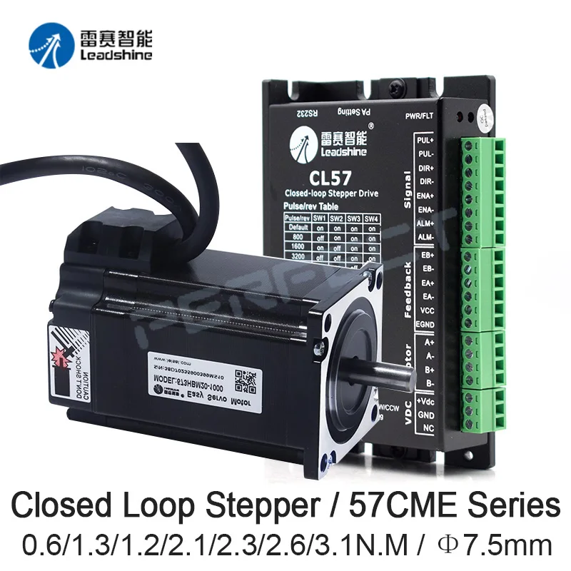 

Leadshine NEMA24 2 Phase Closed Loop Stepper Motor 60CME22X 30X Series + CL57 Driver 2.2N.m 3N.m NEMA24 60 Flange Stpper Motor