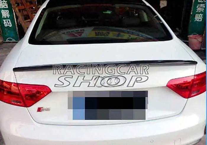 Спойлер багажника из настоящего углеродного волокна C подходит для AUDI A5 COUPE 8T3 2008UP A029