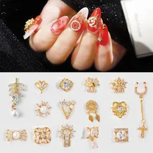 Онлайн знаменитости Маникюр сплав Циркон Высокое качество металлический орнамент настоящее золото Гальваническое не выцветает блестящий циркон цепь ювелирные изделия