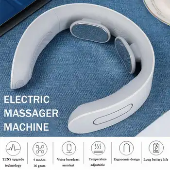 

Smart Electric Neck and Shoulder Massager Pain Relief Tool Health Care Relaxation Cervical Vertebra Physiotherapy Health Massage