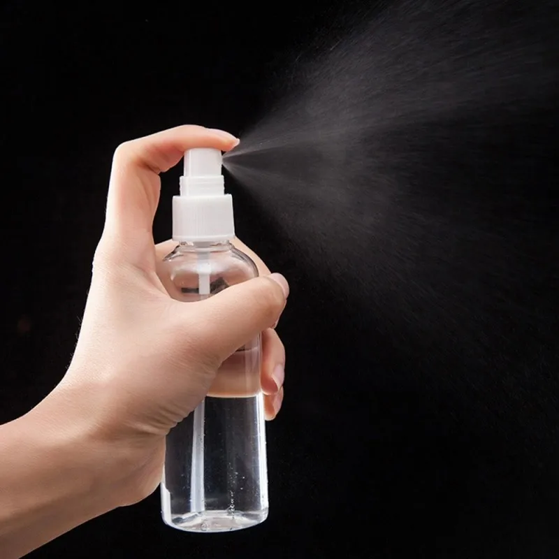 

Plastic Empty Spray Bottles Mini Refillable Perfume Atomizer 30/50/100ml Transparent Cosmetic Containers Travel Pump Bottle