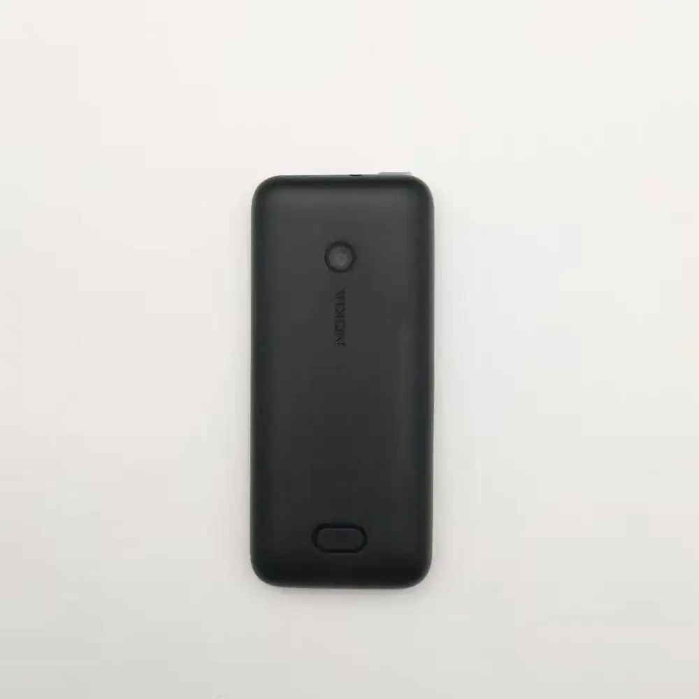 Телефон NOKIA 208 с одной sim-картой, GSM, хорошее качество, разблокированный отремонтированный мобильный телефон, иврит, арабский, русский, клавиатура - Цвет: Black Color