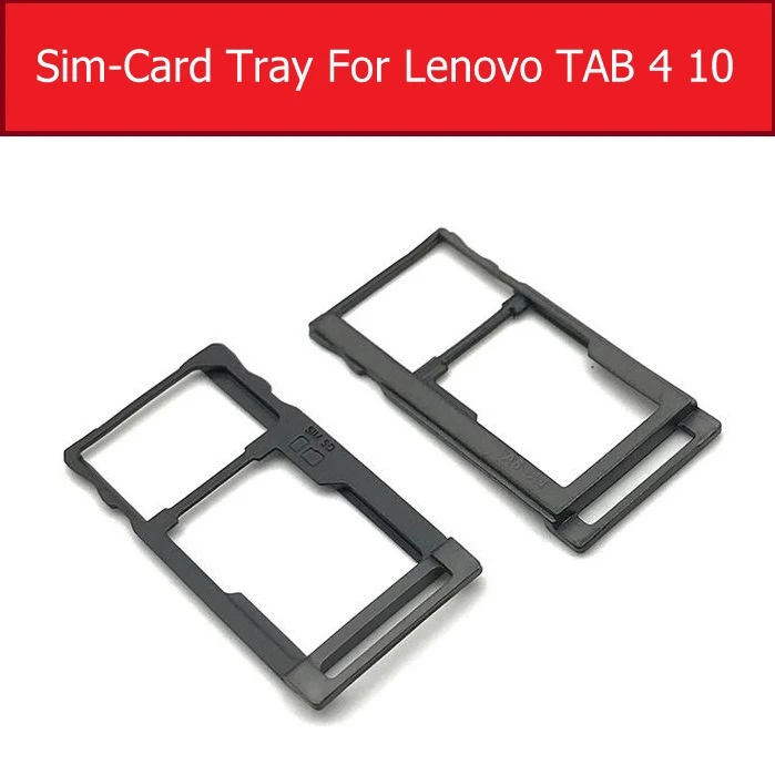Sim Card Tray Holder For Lenovo Tab 4 10 Tb X304f Tb X304n Tb X304l Sim Micro Reader Card Slot Adapters Card Socket Repair Parts Mobile Phone Flex Cables Aliexpress