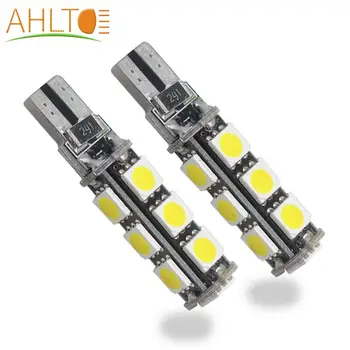 

2X/lots White T10 5050 9smd Car Led CANBUS W5W 194 DC 12V Error Tail Dashboard Light Interior Bulbs Wedge Lamp Corner Light