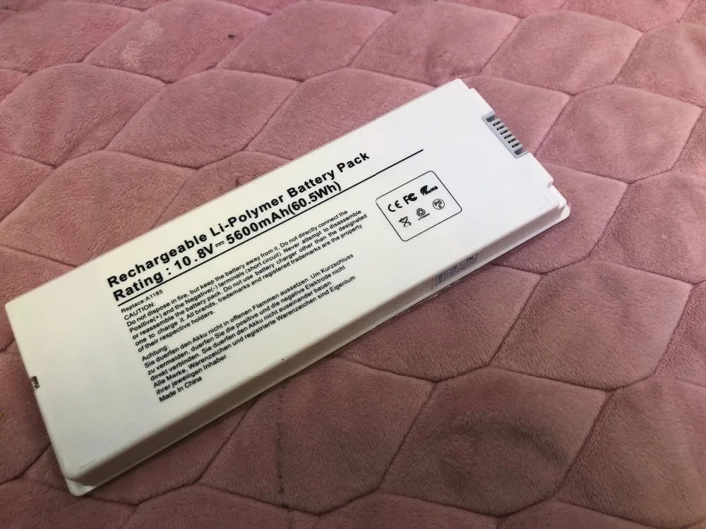 Белый Аккумулятор для ноутбука Apple MacBook 1" A1185 A1181 MA561 MA561FE/A MA561G/A MA254