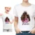 Забавная Летняя Семейная Подходящая Одежда Kawaii White Tshirt Matching Mother Daughter Clothes Family Look T-shirt