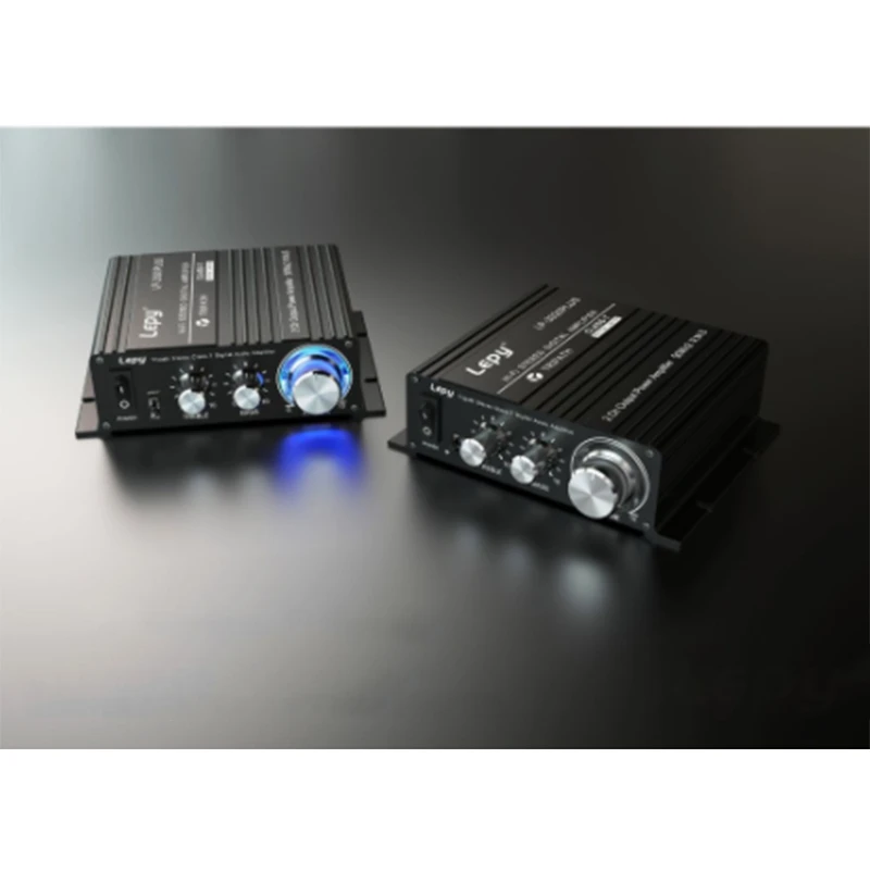 Lepy LP- Plus 2CH автомобильный усилитель цифровой плеер 2X50 Вт HIFI стерео аудио усилитель высокой мощности для домашнего мультимедиа AUX EU штекер