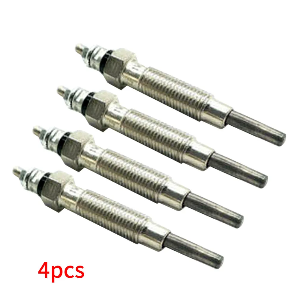 

4pcs Glow Plug Automobile Stable Structure Easy Install Heater Dual Core Replacement Parts Direct Fit for Mitsubishi