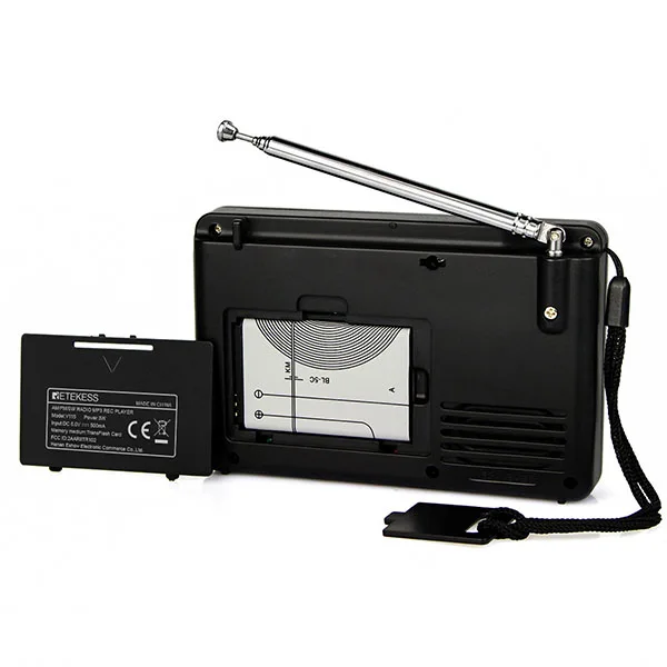 receptor portátil backlight display lcd suporte tf