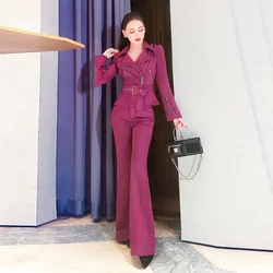 Oodji – petit manteau évasé en daim haut de gamme pour femme, pantalon Cargo, deux pièces, mode loisirs automne hiver 2021 
