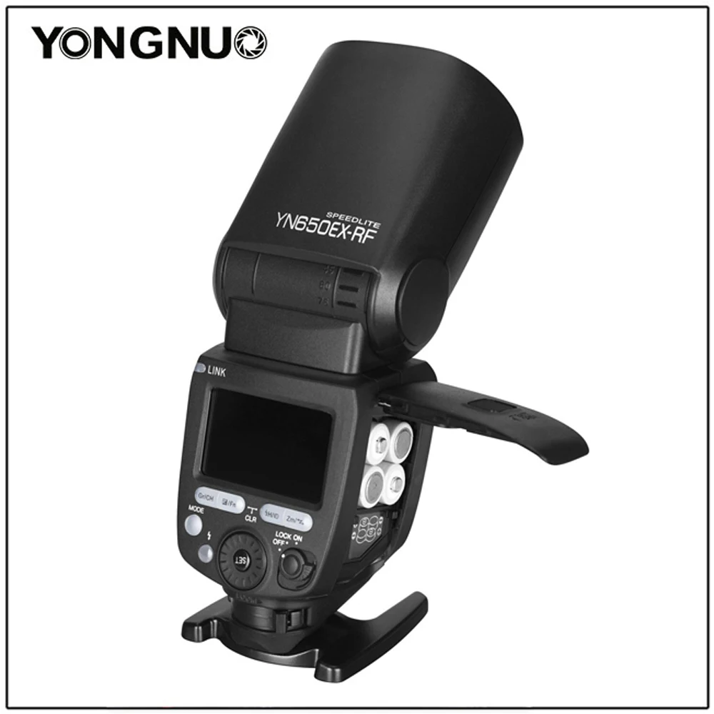 Slide YONGNUO YN650EXRF Round Head Camera Flash Lamp TTL Highspeed