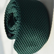 Модные Для Мужчин's красочные галстуком-бабочкой вязаные трикотажные галстуки однотонные Цвет узкие штаны, тонкие, обтягивающие, сплетенная равнина Cravate узкий галстук