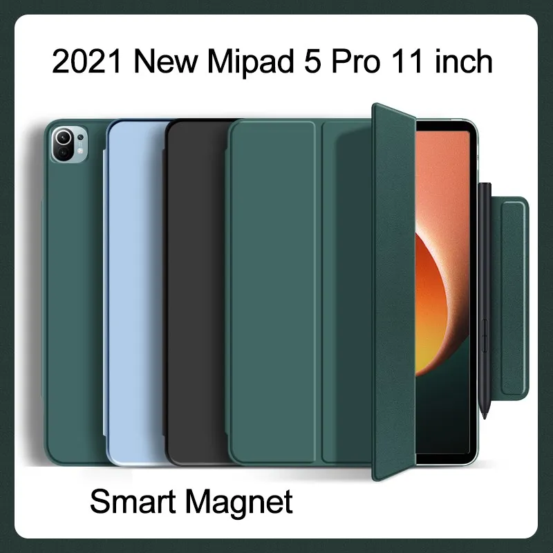 

Чехол для Xiaomi Mipad 5 Pro 11 дюймов 2021 дюймов Магнитный смарт-чехол MI PAD 5 G защитный рукав Coque Capa