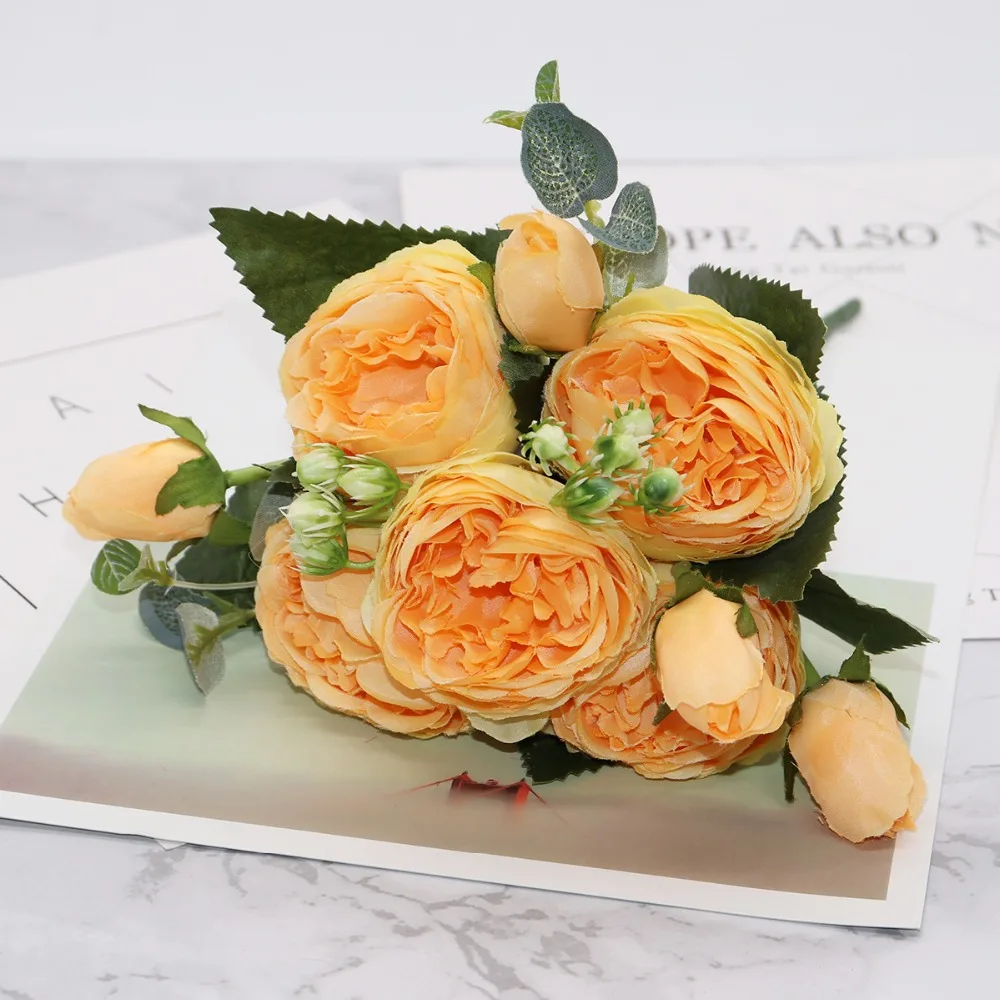2019-Beautiful-Rose-Peony-Artificial-Silk-Flowers-Small-bouquet-flores-Home-Party-Spring-Wedding-Decoration-Fake(12)