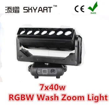 

Factory Price High Powerful 7X40W Zoom LED Moving Wash Light for Stage